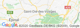Saint Die Des Vosges map